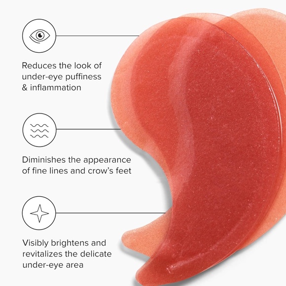 DRMTLGY Brightening Eye Masks Depuffs + Hydrates Eyes 60 MASKS NEW UNUSED BOXED - Picture 5 of 8